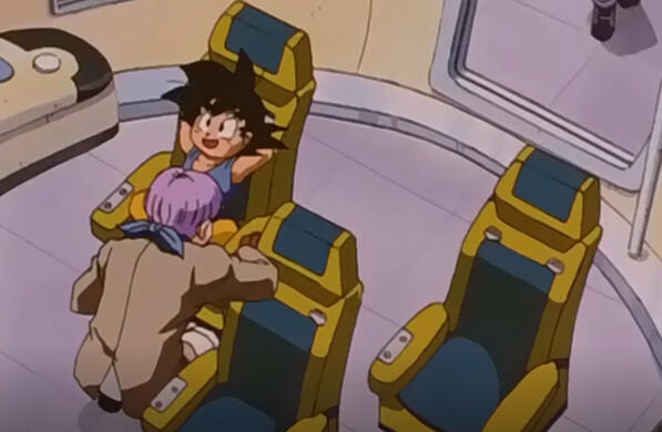 bruhhh goku getting slop from trunks? aw hell nah